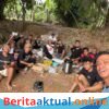 Warga Pesona Kahuripan 10 Blok E Gotong Royong Untuk Pembuatan Lapangan Badminton