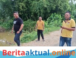 Jalan Penghubung Antar Gampong Terancam Amblas, Geuchik dan Anggota DPRK Minta Pemkab Aceh Utara Segera Bangun Talud
