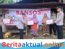 Bansos HUT Bhayangkara Ke-80, Polsek Simpang Jernih Hadir untuk Masyarakat