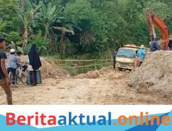 Proyek Rehabilitasi Irigasi Blang Buloh Diduga Abaikan Keselamatan, Jalan Alternatif Berisiko Tinggi Saat Hujan   