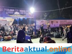 Pertunjukan Seni Budaya dan Suroan Nusantara 2026 digelar Grup Kuda Lumping Singo Rawe di Lapangan Bola Voli Tribun Stabat,