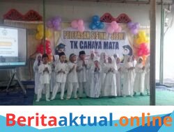 TK Cahaya Mata Sergai Lepas Angkatan ke-14, Momen HarTK Cahaya Mata Sergai Lepas Angkatan ke-14, Momen Haru Warnai Perpisahan Siswa-Siswi