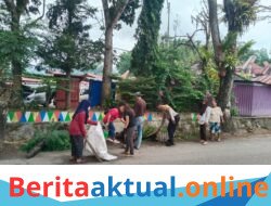 Bhabinkamtibmas Polsek Makale Ajak Warga Perkuat Sinergi Lewat Jumat Bersih
