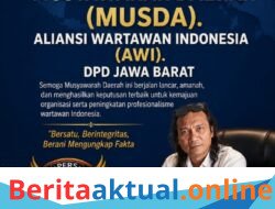 Dewa Kaperwil Jawa Barat BeritaAktual.Online Sampaikan Ucapan Selamat dan Sukses Menjelang MUSDA AWI DPD Jawa Barat 2026
