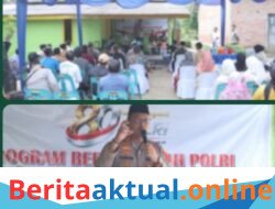 Kapolres Langkat Serahkan Kunci Rumah Hasil Bedah Rumah kepada Ibu Ginah, Wujud Nyata Kepedulian Polri di Hari Bhayangkara Ke-80