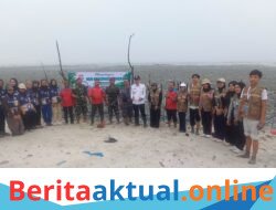 Benteng Hijau Pesisir Sergai: DPD AJH Tanam 1.000 Mangrove di Pantai Pertemuan