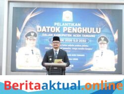 Bupati Armia Lantik 39 Datok Penghulu di Kabupaten Aceh Tamiang