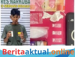 Sat Narkoba Polres Serdang Bedagai Gulung Pengedar Sabu di Perbaungan, Amankan Timbangan Digital dan Paket Siap Edar