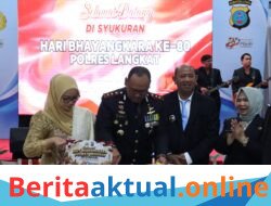 Tasyukuran Hari Bhayangkara Ke-80, Kapolres Langkat Tegaskan Komitmen Polri Hadir untuk Masyarakat