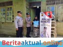 Program Jumat Berkah: Kapolres Aceh Tamiang Salurkan Sembako ke Warga Kurang Mampu di Dusun Denpasar
