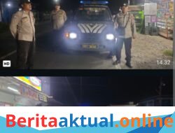 Tekan Kriminalitas Malam Hari Polsek Pangkalan Susu Gelar Patroli Antisipasi 3C