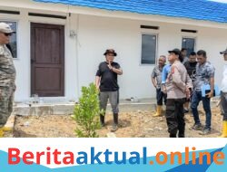Kapolres Aceh Tamiang Tinjau Huntap Korban Banjir Bandang Jelang Diresmikan Kapolri   