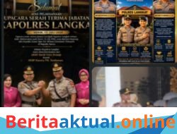 Kapolda Sumut Pimpin Sertijab Kapolres Langkat: AKBP Hannry PH. Tambunan S.E..,S.I.K., Resmi Menjabat