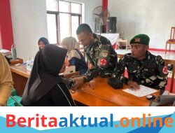 Prajurit Yonif TP 336/Merak Sakti Ikuti Donor Darah, Wujud Nyata Pengabdian untuk Kemanusiaan