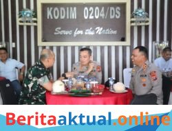 Perkuat Sinergitas, Kapolres Serdang Bedagai Kunjungi Kodim 0204/DS dan Kejaksaan Negeri