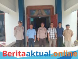 Polsek Tanjung Pura Hadir Jaga Kekhusyukan Ibadah Minggu