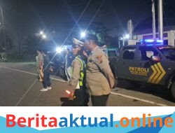 Antisipasi Aksi Balap Liar Premanisme dan Knalpot Brong,Tim UKL Polres Langkat Laksanakan Patroli Malam