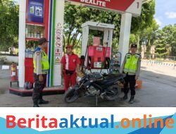 Polsek Padang Tualang Laksanakan Patroli, Monitoring Ketersediaan BBM di SPBU