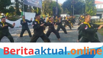 Kodim 1426 Takalar Gelar Latihan Pencak Silat Militer, Membentuk Kedisiplinan dan Ketangkasan