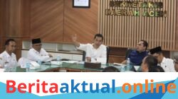 Wali Kota Lhokseumawe Hadiri Rapat Revitalisasi RSUD Kabupaten Aceh Utara, Bahas Pengalihan Kepemilikan RSU Cut Meutia
