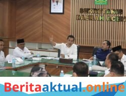 Wali Kota Lhokseumawe Hadiri Rapat Revitalisasi RSUD Kabupaten Aceh Utara, Bahas Pengalihan Kepemilikan RSU Cut Meutia