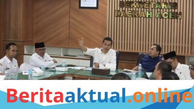 Wali Kota Lhokseumawe Hadiri Rapat Revitalisasi RSUD Kabupaten Aceh Utara, Bahas Pengalihan Kepemilikan RSU Cut Meutia
