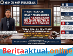 Oknum Guru ASN Tanjungbalai Diduga Cabuli Anak, YLBH CNI Desak Pecat dan Hukum Berat