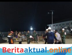 Patroli Gabungan TNI-Polri, Koramil 1426-01/Polut dan Polsek Polut Perkuat Sinergi Jaga Kamtibmas