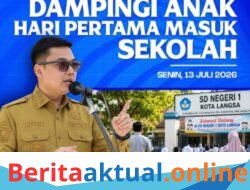 Wali Kota Langsa Ajak Orang Tua Dampingi Anak di Hari Pertama Masuk Sekolah