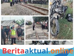 Detik-Detik Maut di Perlintasan Kereta Sergai, Dua Pria Tewas Disambar KA Putri Deli