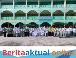 Police Go To School, Satlantas Polres Langkat Ajak Siswa Ciptakan Budaya Tertib Lalu Lintas