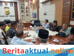 MPD Aceh Tamiang Silaturahmi ke Polres, Tekankan Perkuat Karakter Peserta Didik & Literasi Al-Qur’an