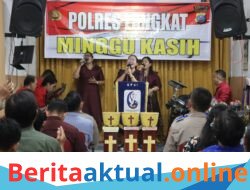 Kapolres Langkat Gelar Minggu Kasih Bersama Jemaat GPdi Lembah Pujian