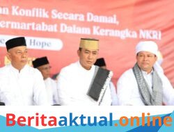 Kapolres Lhokseumawe Hadiri Zikir Akbar dan Doa Bersama Peringatan 21 Tahun Perdamaian Aceh