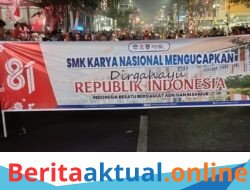 Semarak Pawai Lampion HUT ke-81 RI, SMK Karya Nasional Cigugur Tampil Memukau di Tengah Ribuan Warga Kuningan