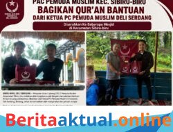 PAC Pemuda Muslim Kecamatan Sibiru-biru Serahkan Al-Qur’an Bantuan Ketua PC ke Beberapa Mesjid di Kec.Sibiru-Biru