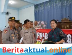 Polres Langkat Gelar Minggu Kasih, Ajak Jemaat GKI Bersama Jaga Kamtibmas dan Waspadai Kejahatan Siber