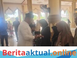 Pang Ateng Hadiri Maulid Bersama Puluhan Anak Yatim-piatu Didesa Keude Birem Bayeun