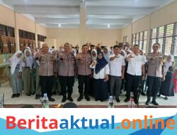 Polri Hadir di Sekolah, Sat Binmas Polres Langkat Edukasi Pelajar Cegah Pergaulan Bebas dan Gangguan Kamtibmas