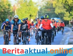 Gowes Bersama, Bupati Bantaeng dan Dandim 1410 Perkuat Sinergitas TNI dan Pemerintah