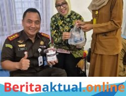 Peringati Harlah Kejaksaan ke-81, Kejari Sergai Gandeng IAD Gelar Donor Darah dan Santuni Ponpes Zakiyun Najah.