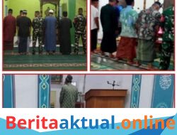 Koramil 1426-04/Galesong Gelar Sholat Subuh Berjamaah Keliling Bersama Masyarakat
