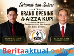 Hadiri Grand Opening Aizza Kupi Ketua SWI Dan Sekjen Ucapkan Selamat Dan Sukses