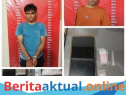 Dua Pengedar Sabu Diringkus di Lubuk Bayas, Polisi Sita Timbangan Digital dan Paket Sabu