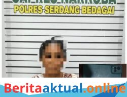 Ibu Penjahit di Liberia Sergai Diciduk Polisi, 2 Paket Sabu Disita