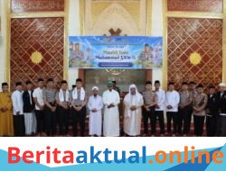 Maulid Nabi, Kapolres : Jadikan Akhlak Rasulullah SAW sebagai Teladan dalam Pelaksanaan Tugas
