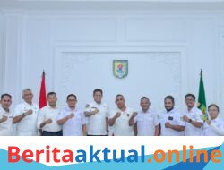 NPCI Sergai sampaikan kesiapan atlet Kejurnas dan Asian Youth Uzbekistan ke Wabup Adlin Tambunan.
