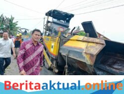 Wabup Sergai Tinjau Rehabilitasi dan Rekonstruksi Ruas Jalan Lubuk Rotan–Naga Kisar.