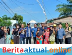 Pastikan Kualitas Proyek, Wabup Sergai Tinjau Pembangunan Jalan Rigid Beton Sei Rampah–Pematang Ganjang. 