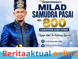Pimred Tribunpasee.com Ucapkan Selamat Hari Jadi Milad Samudra Pasai ke-800